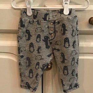 Zara Baby Gray Peguin Joggers
